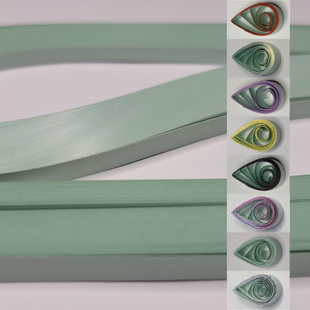 delightfully edgy 5mm sea foam green quilling paper