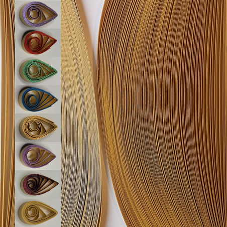 delightfully edgy 3mm warm beige quilling paper