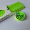 delightfully edgy double color green cardstock strips 10mm