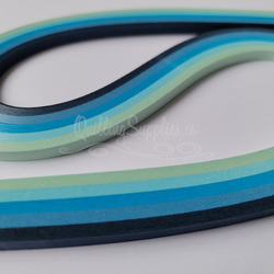 shades of blue multipack quilling paper strips 3mm