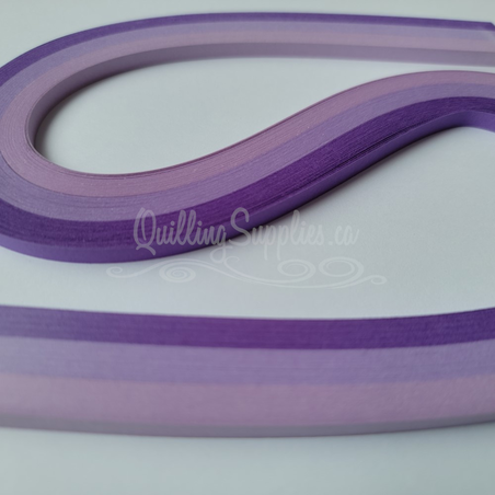 shades of purple multipack quilling paper strips 5mm