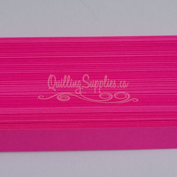 delightfully edgy bright pink cardstock strips 10mm