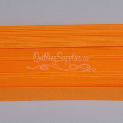 delightfully edgy bright orange cardstock strips 10mm