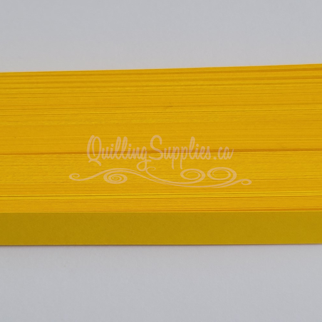 delightfully edgy dark yellow cardstock strips 10mm