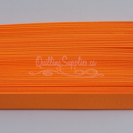 delightfully edgy cosmic orange cardstock strips 10mm