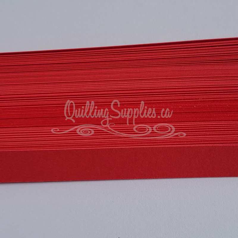 delightfully edgy re-entry red cardstock strips 10mm