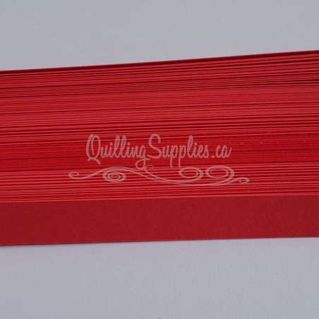 delightfully edgy re-entry red cardstock strips 10mm