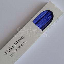 delightfully edgy violet cardstock strips 10mm