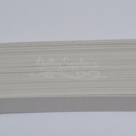 delightfully edgy light grey cardstock strips 10mm