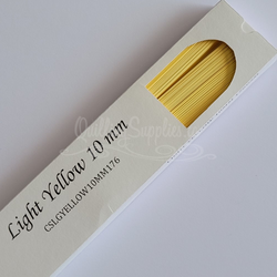 delightfully edgy light yellow cardstock strips 10mm