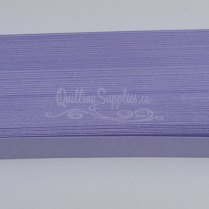delightfully edgy lilac cardstock strips 10mm