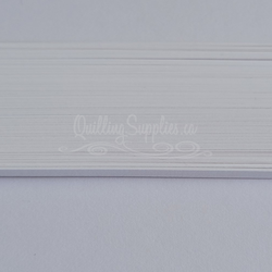 delightfully edgy bright white cardstock strips 3mm