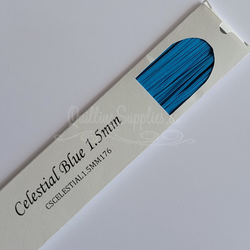 delightfully edgy 1.5mm celestial blue quillography cardstock strips